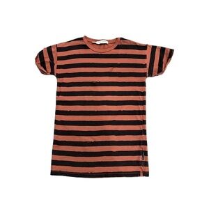 Sproet & Sprout Organic Cotton Girl's Stripe T Shirt Dress Size 5/6